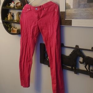Hot pink pants